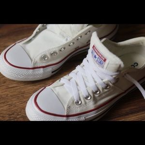 Converse size 7 off white